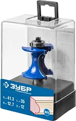 ЗУБР 41,3x35мм, радиус 12.7мм, фреза полустержневая с подшипником