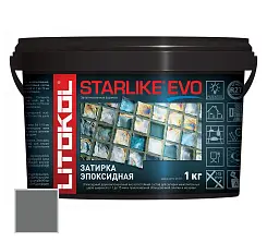 Затирка эпоксидная Litokol Starlike EVO S.125 Серый цемент 1кг 485170002