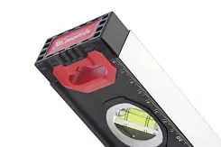 Уровень алюминиевый усиленный фрезерованный Matrix 3 глазка 2 комп. рукоятки 1000 мм 34363