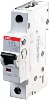 Автоматический выключатель ABB S201 C-20A 1P 2CDS251001R0204