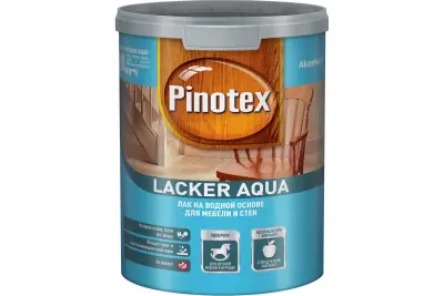 Лак для дерева на водной основе колеруемый Pinotex Lacker Aqua 10 матовый1 л.