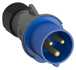 Вилка переносная 2Р+РЕ 32А 220В IP44 ABB