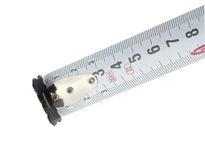 Рулетка GROSS 10м x 25мм DOPPELHAKEN 31126