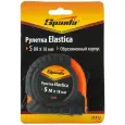 Рулетка SPARTA Elastica 5м х 18мм обрезиненный корпус 31312
