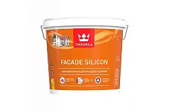 Краска акриловая TIKKURILA FACADE SILICON для фасадов, глубокоматовая база С 2.7л 700011478