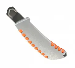Нож строительный PATRIOT CKP-183, с выдвижным сегментированным лезвием, автофиксатор, двухкомпонентн