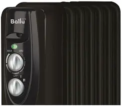 Масляный радиатор Ballu BOH/CL-07BRN 1500 (Classic black, 7 секций)
