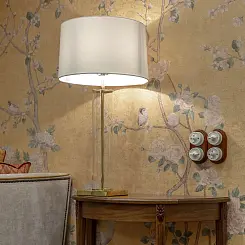 Выключатель на 4 положения двухклавишный Werkel белый Ретро WL18-01-05