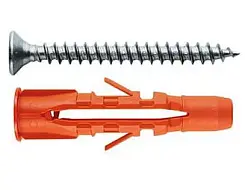 Дюбель многофункциональный Mungo MU-S 10х60мм с шурупом PZ3 1380092 упак 25шт