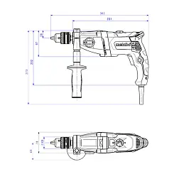 Дрель METABO 1300Вт BEV 1300-2