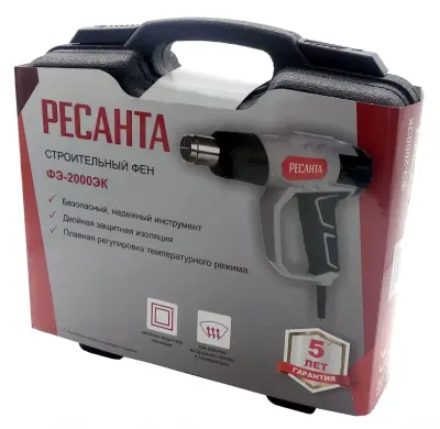 Строительный фен ФЭ-2000К Ресанта