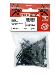 Саморез по дереву FIXXTOOLS 3,5х45мм черный упак 36шт