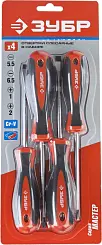 ЗУБР Мастер-4 набор отверток 4 шт