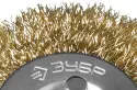 Щетка дисковая для дрели ЗУБР "ПРОФЕССИОНАЛ" витая латунированная стальная проволока 0,3мм, 75мм