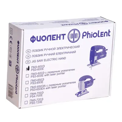 Лобзик ФИОЛЕНТ 600Вт ПМ3-600Э