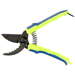 Секатор прямого реза Сибртех Горизонт 220 мм, зубчатый, пластиковые рукоятки 60543