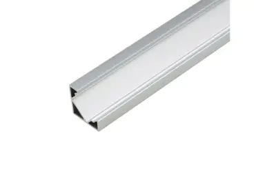 Угловой профиль для светодиодной ленты, анодированный алюминий 200 см / Uniel