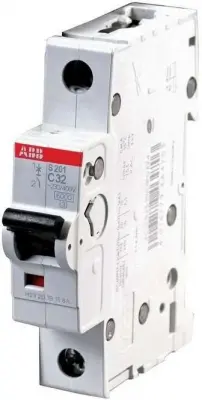 Автоматический выключатель ABB S201 C-1A 1P 2CDS251001R0014