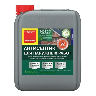 Антисептик 440 ECO для защиты древесины 5л NEOMID