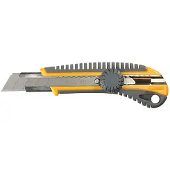 Нож с винтовым фиксатором KS-18 сегмент. лезвия 18 мм STAYER