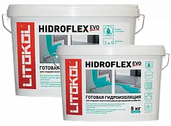 Гидроизоляция обмазочная Litokol HIDROFLEX ведро 17кг 076370005