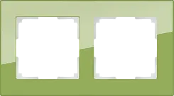 Рамка на 2 поста Werkel фисташковый  WL01-Frame-02
