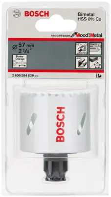 Коронка биметаллическая d-57мм BOSCH