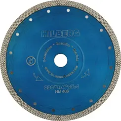Диск алмазный Hilberg 230х25.4/22.23мм Hard Materials Х-type ультратонкий турбо HM406