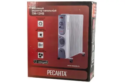 Масляный радиатор ОМ-12НВ Ресанта