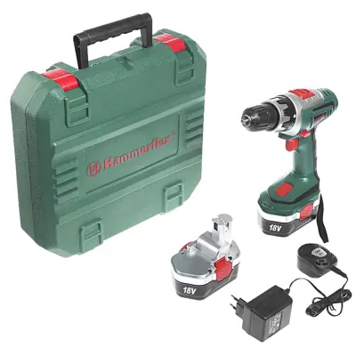 Аккумуляторная дрель-шуруповерт HAMMER 18В Flex ACD182