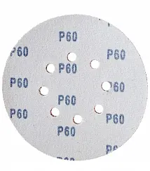 Круг шлифовальный PATRIOT на липучке, 125мм, Р60, 8 отверстий, 5 шт