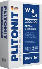 Гидроизоляционная смесь PLITONIT Гидрослой 20кг 