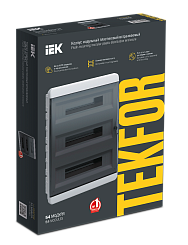 Бокс встраиваемый IEK TEKFOR ЩРВ-П-54 IP41 54 модуля прозрачная дверца TF5-KP12-V-54-41-K01-K03