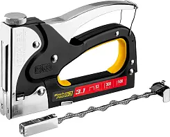 Степлер STAYER BlackPro 3 в 1 скобы 53, 300, 500 53 31507