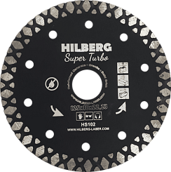Диск алмазный Hilberg 125х22.23мм Super Turbo турбо HS102