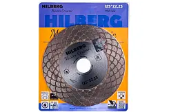 Диск алмазный для УШМ по плитке Hilberg 125 Master Ceramic 125*22,23 Толщина реж. кромки 1.4 