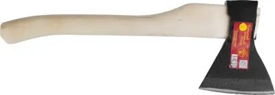 Топор кованый ИЖ с округлым лезвием и деревянной рукояткой, 1,3кг