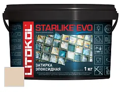 Затирка эпоксидная Litokol Starlike EVO S.208 Бежевый 1кг 485240002