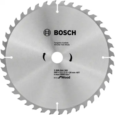 Пильный диск BOSCH ECO for wood 305 х 30мм Т40 2608644385