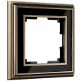 Рамка на 1 пост Werkel бронза/черный  WL17-Frame-01