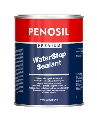 Герметик каучуковый PENOSIL Premium WaterStop водостойкий армированный 1000мл серый H1308