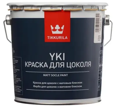 Краска для цоколей и фасадов TIKKURILA YKI база A 2,7л матовая 74060010130