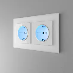 Рамка на 2 поста Werkel белый матовый  WL01-Frame-02