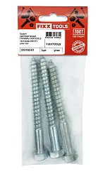 Шуруп сантехнический Глухарь FIXXTOOLS 12х120мм DIN 571 упак 3шт