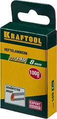 Скобы для степлера плоские тип 140, 1000шт KRAFTOOL 8мм