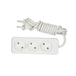 Удлинитель Uniel серии Стандарт без заземления 3 гнезда шнур 2м S-CD3-2 02858