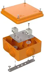 Коробка огнестойкая ОП 40-0300-FR6.0-4 Е15-Е120 100х100х50 Промрукав 40-0300-FR6.0-4