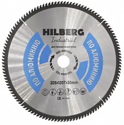 Диск пильный Hilberg INDUSTRIAL алюминий 305х30х3мм 120T HA305