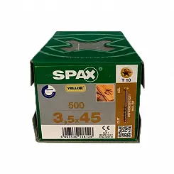Саморез Spax 3.5х45 (500шт/уп) для массивных полов