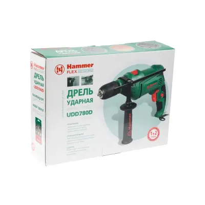 Дрель HAMMER 780Вт ударная UDD780D